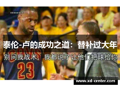 泰伦-卢的成功之道：替补过大年